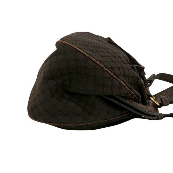 CELINE Brown Leather Tote Bag - Picture 6 of 10